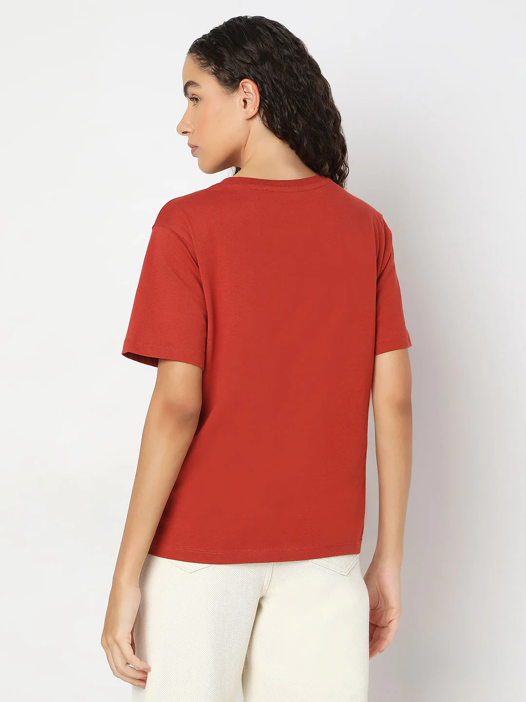Red Graphic Print T-Shirt - Image 4