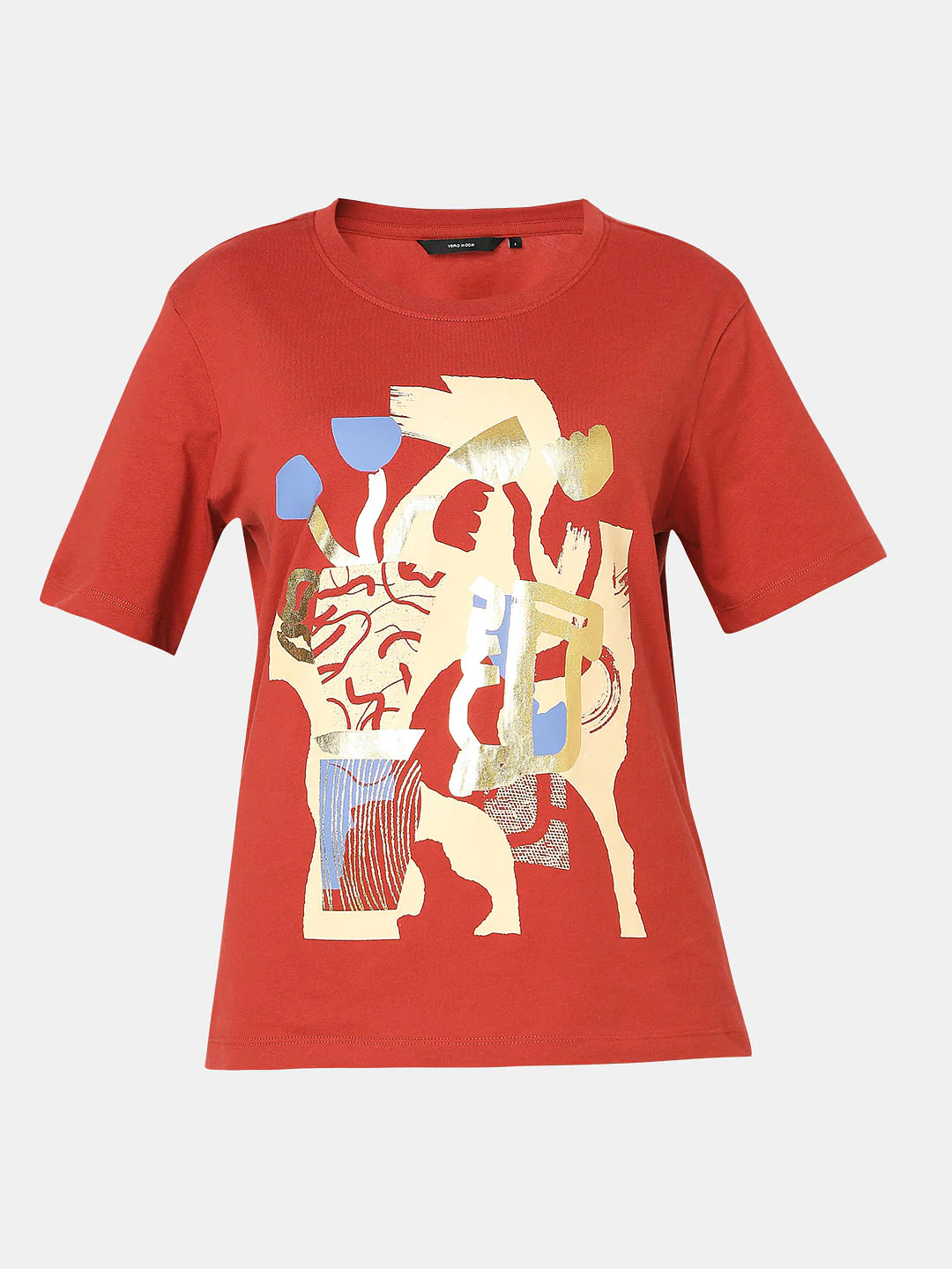 Red Graphic Print T-Shirt - Image 7