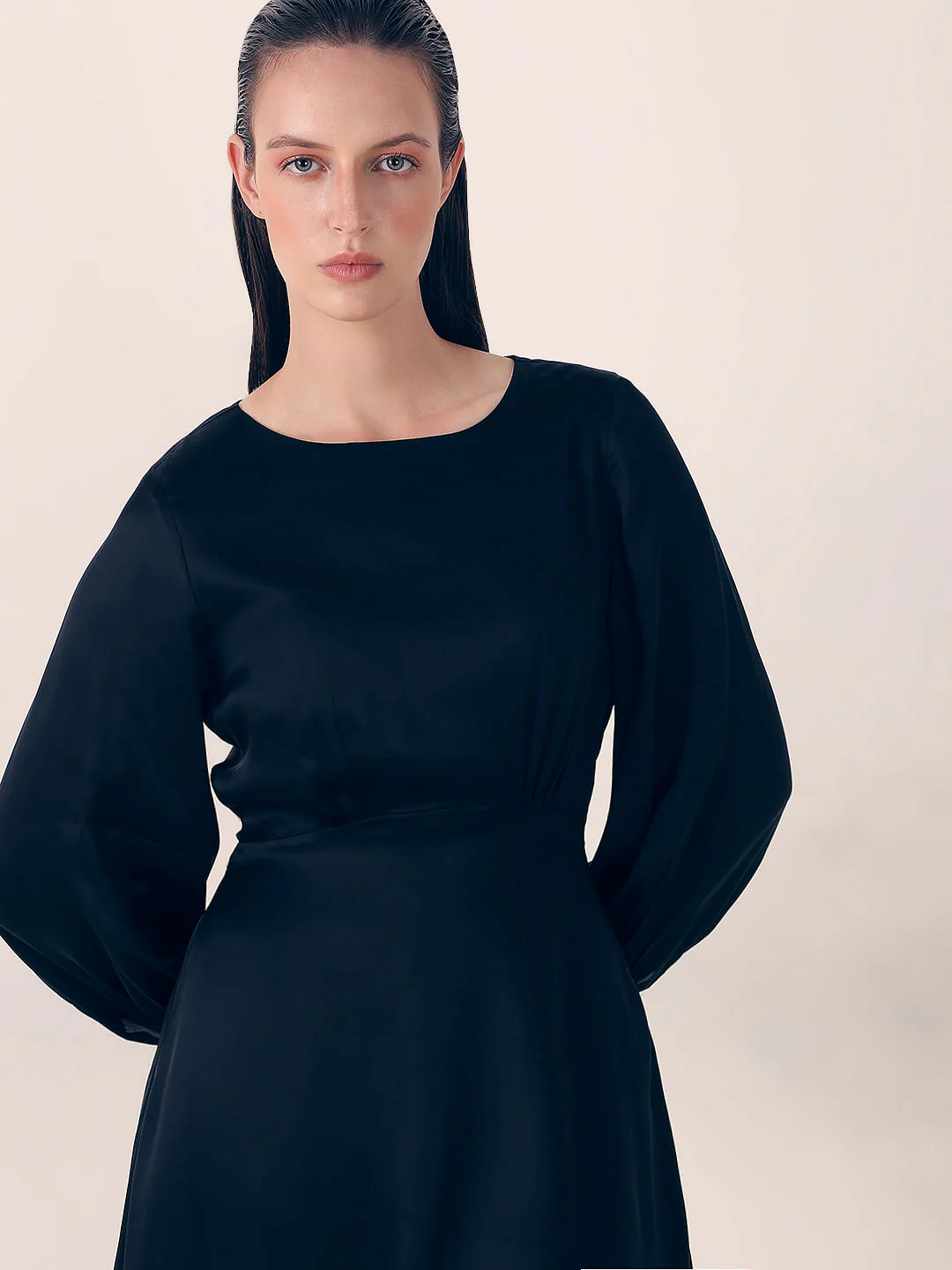 Black Midi Dress - Image 5