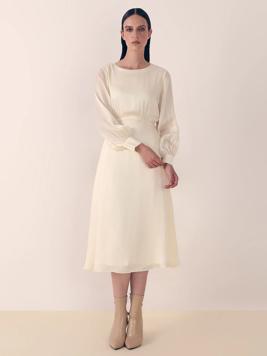 Off-White Midi Dress - Image 2