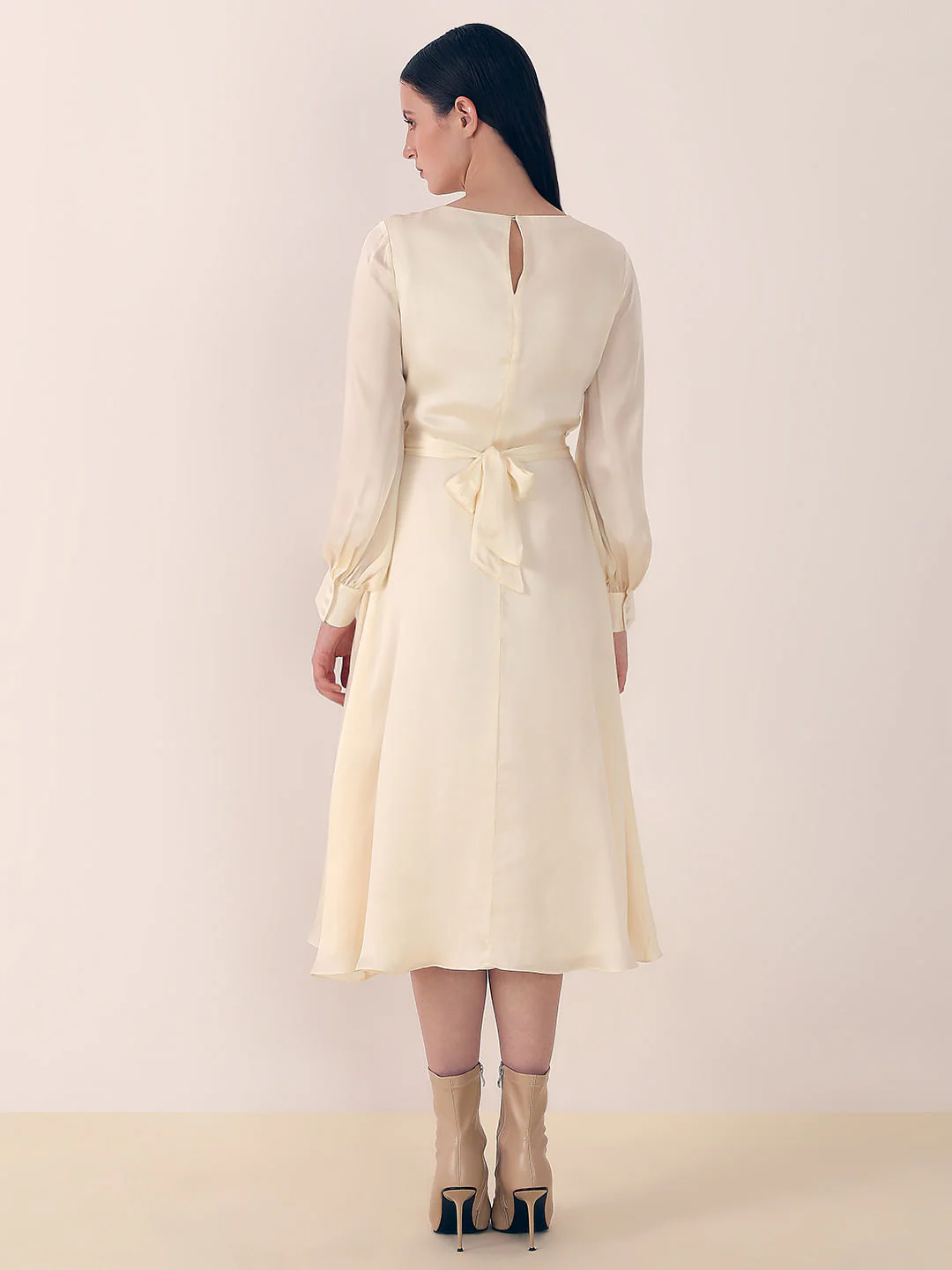 Off-White Midi Dress - Image 4
