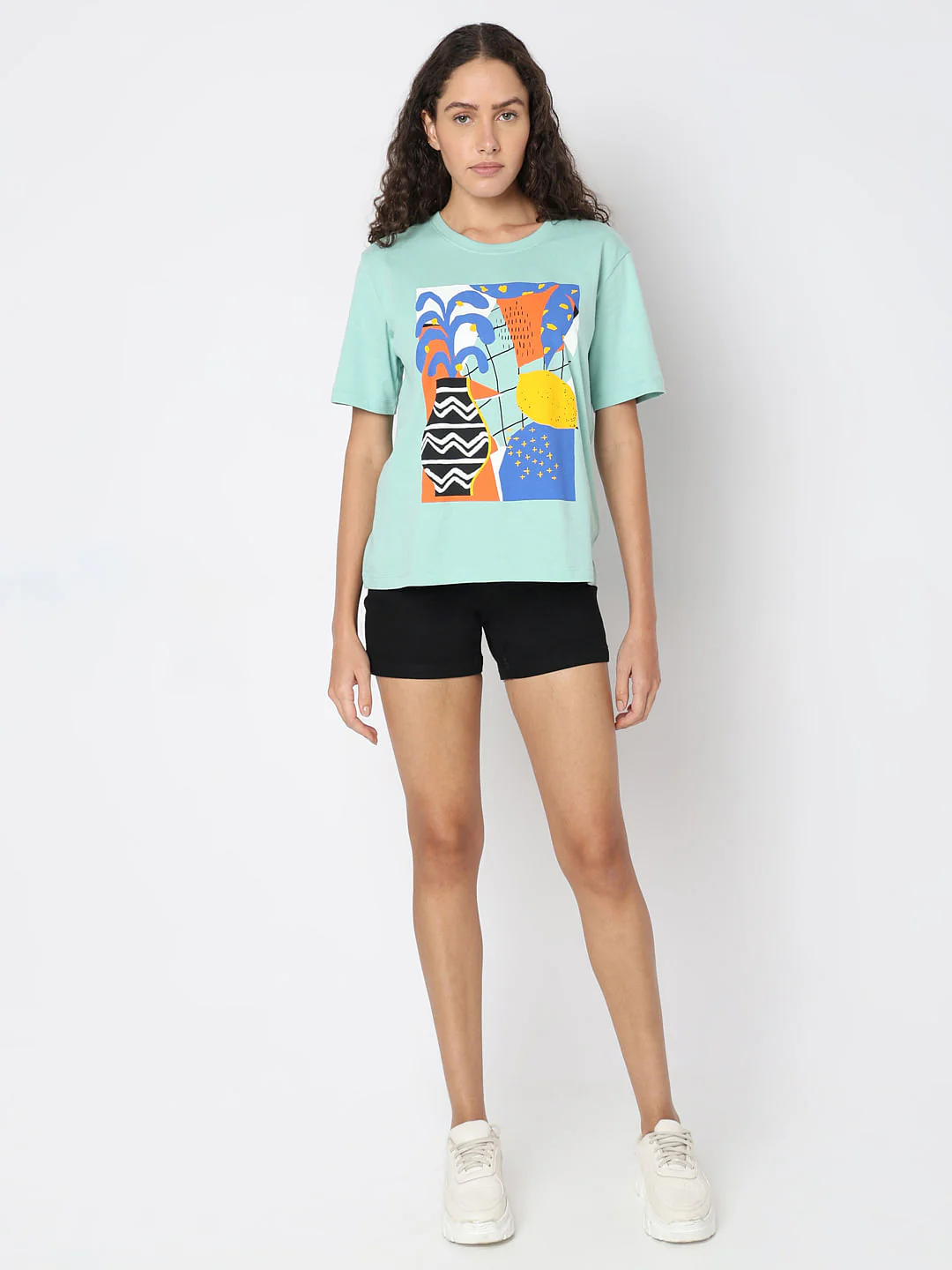 Blue Graphic Print T-Shirt - Image 5