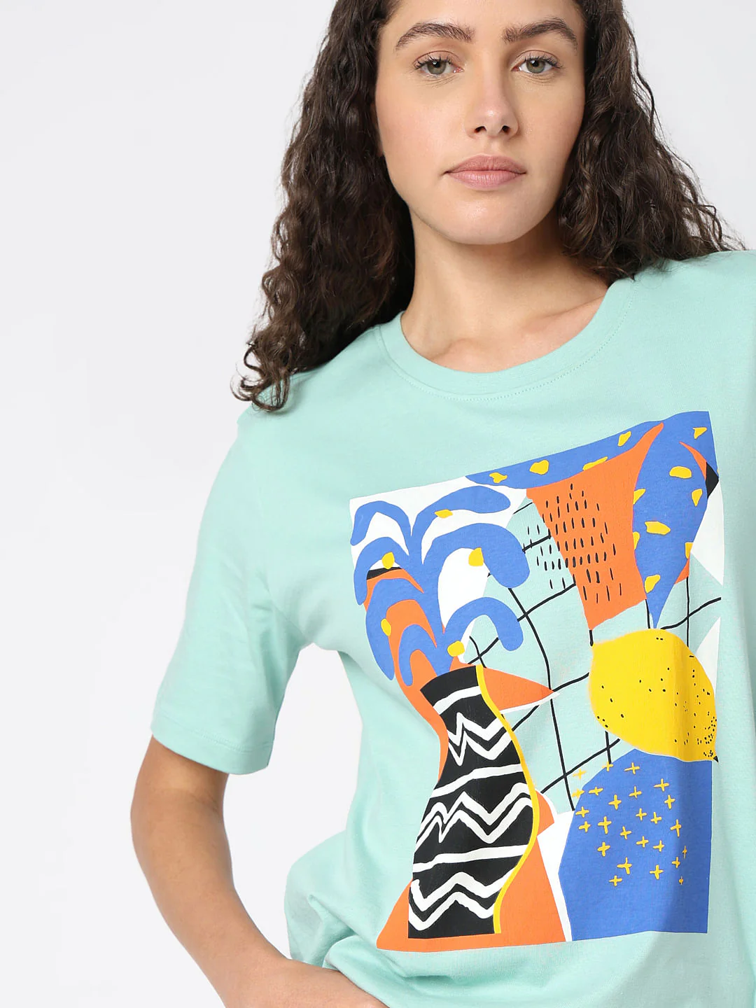 Blue Graphic Print T-Shirt - Image 6