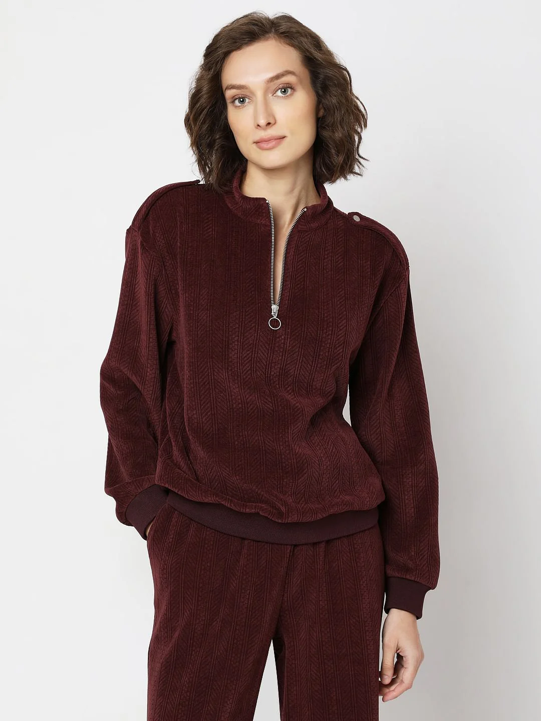 Brown Co-Ord Sweatshirt - Image 2