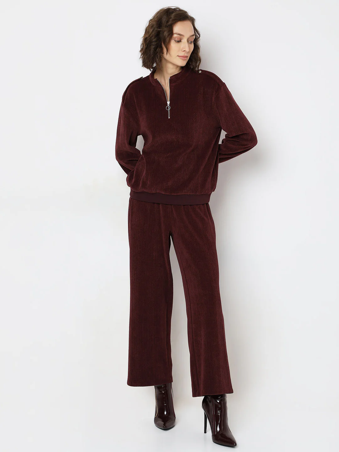 Brown Co-Ord Sweatshirt - Image 5