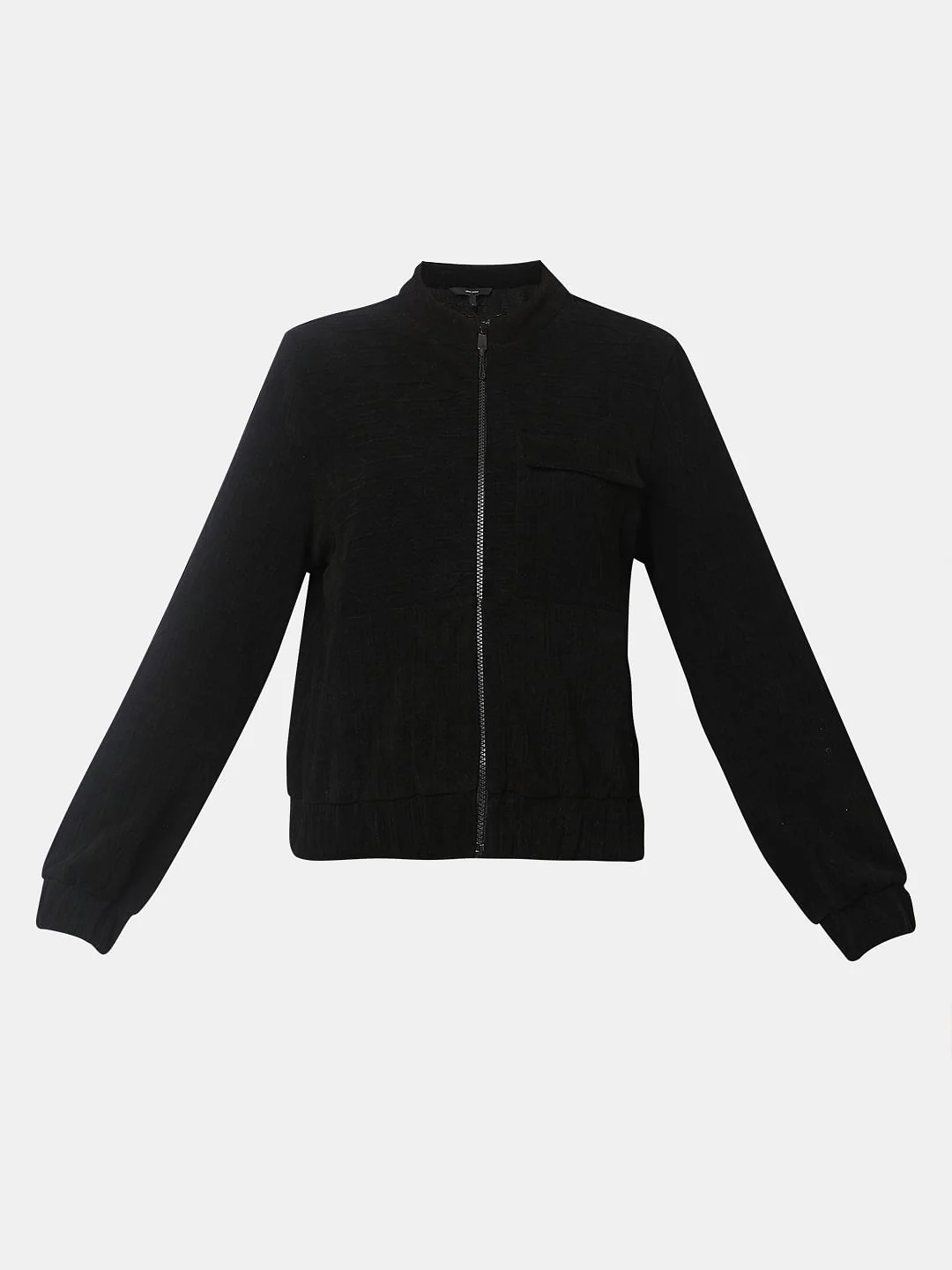 Black Textured Sweatshirt - Image 7