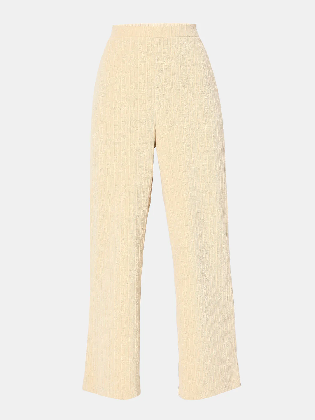 Beige Textured Trouser - Image 7