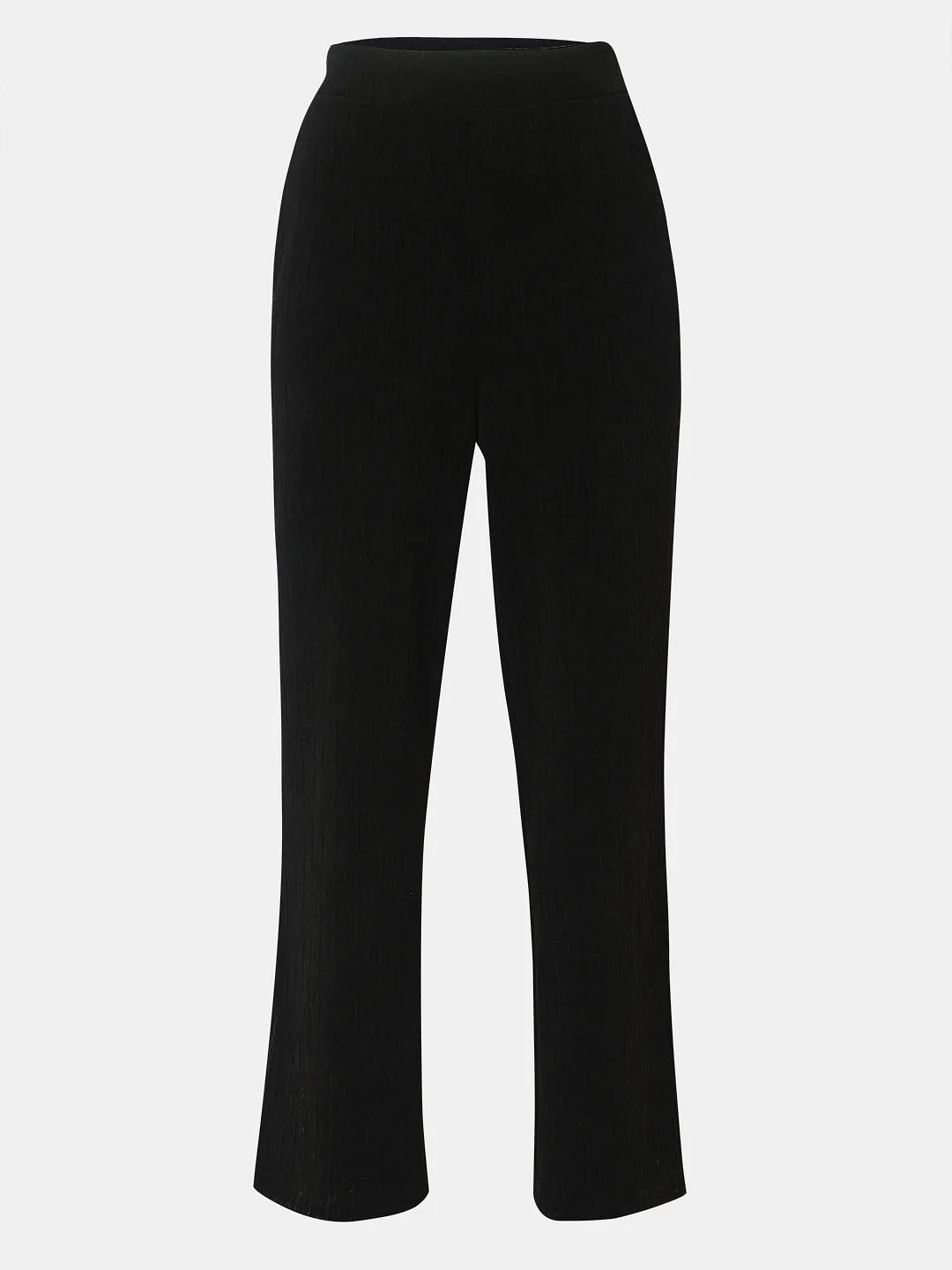 Black Textured Trouser - Image 7
