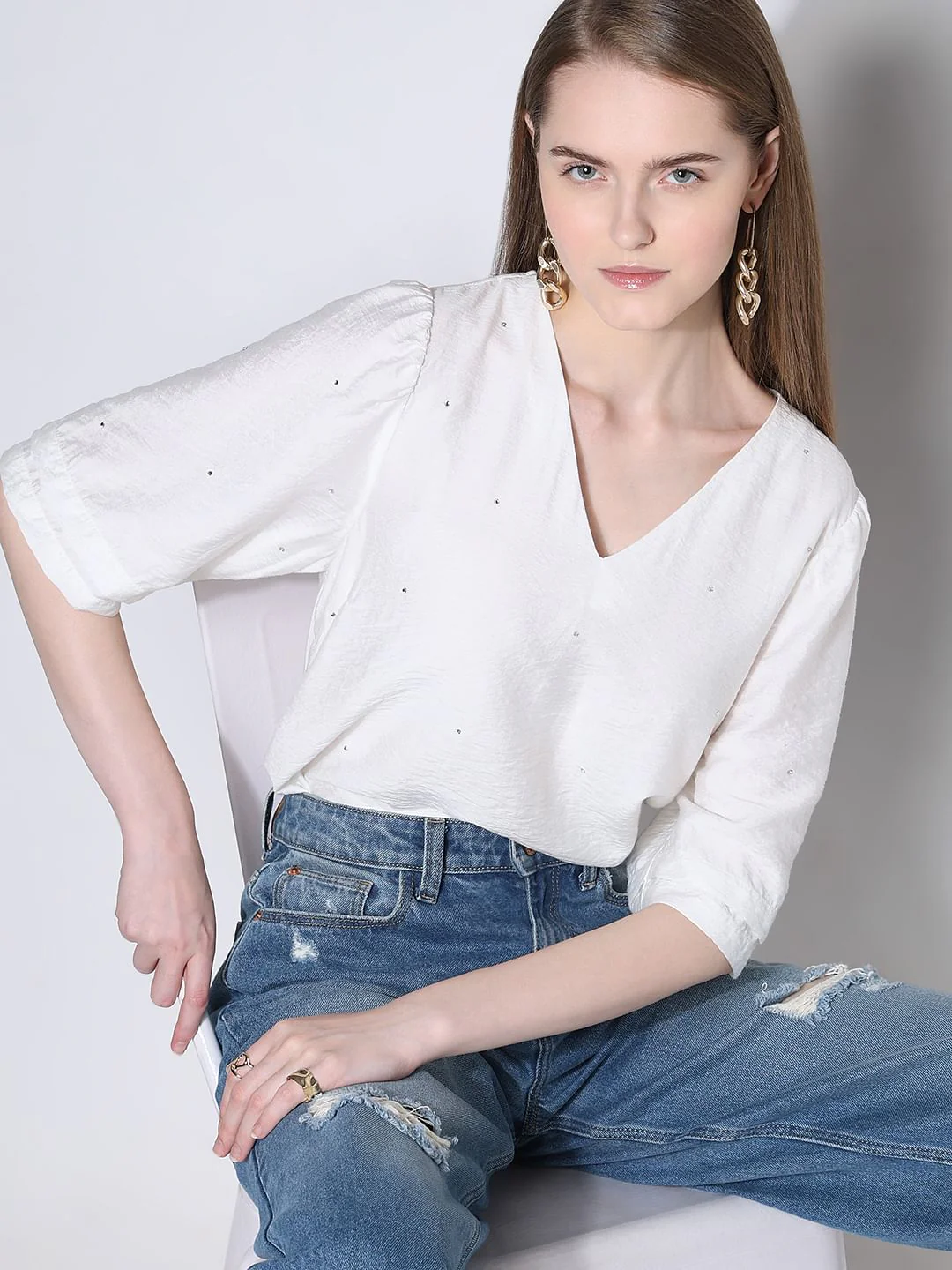 White Cotton Top