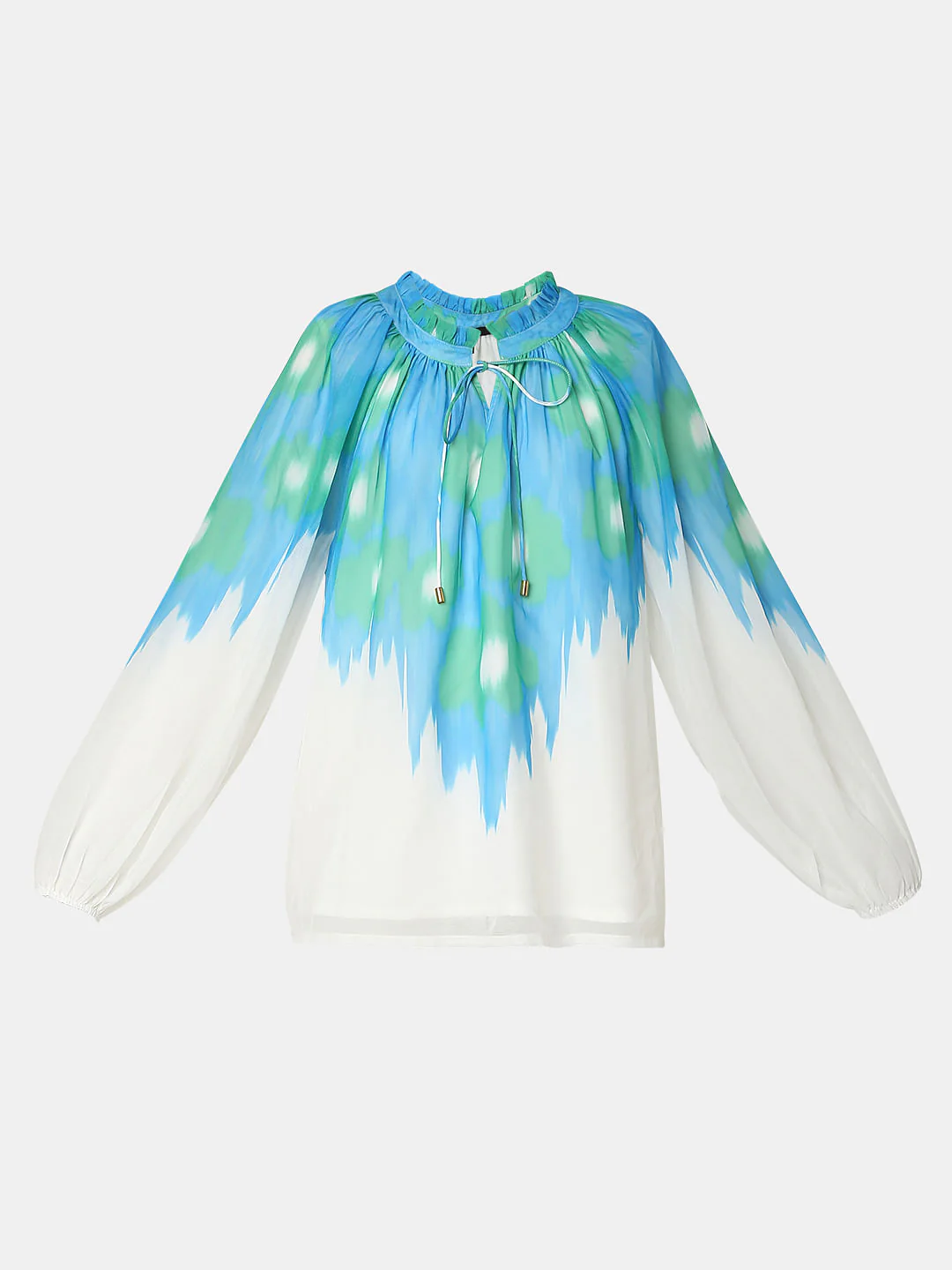 Blue Colourblocked Top - Image 7