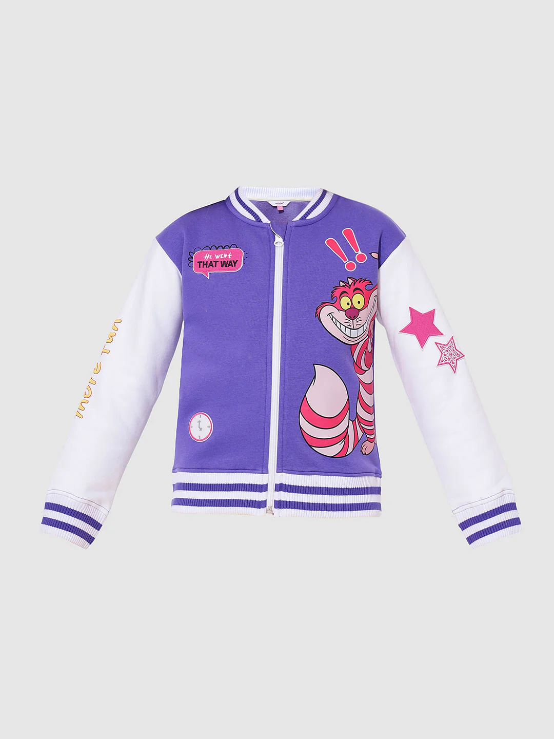 Girls Purple Chesha Grafitti Sweat - Image 6
