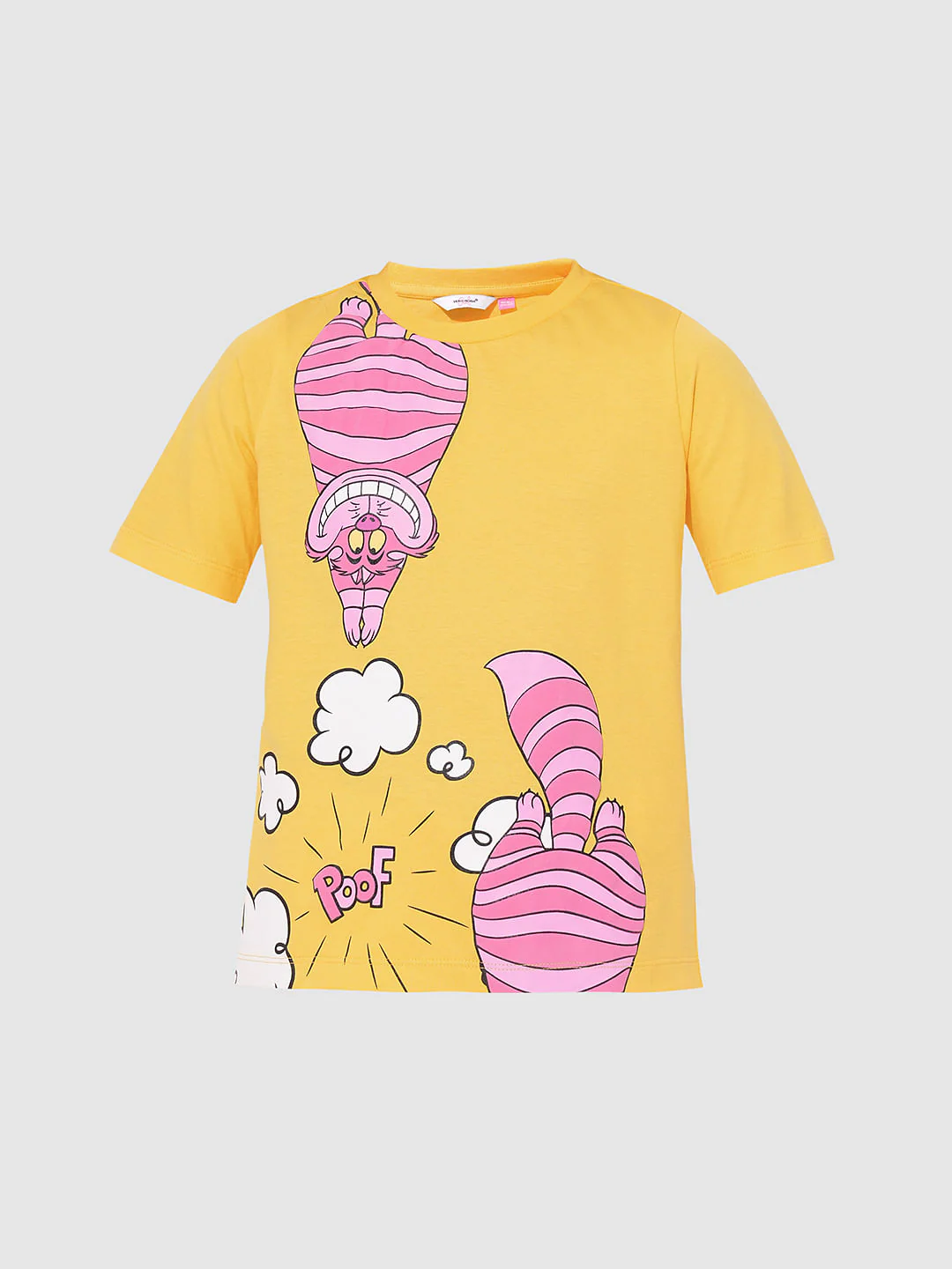 Girls Yellow Cheshire Cat T-Shirt - Image 6