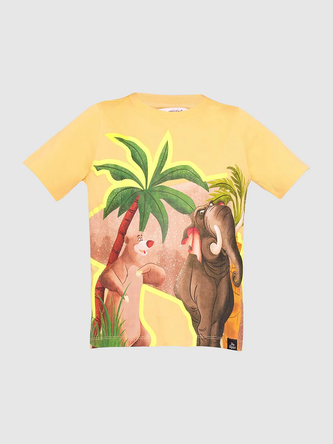X Jungle Book Yellow Printed Cotton T-Shirt - Image 6