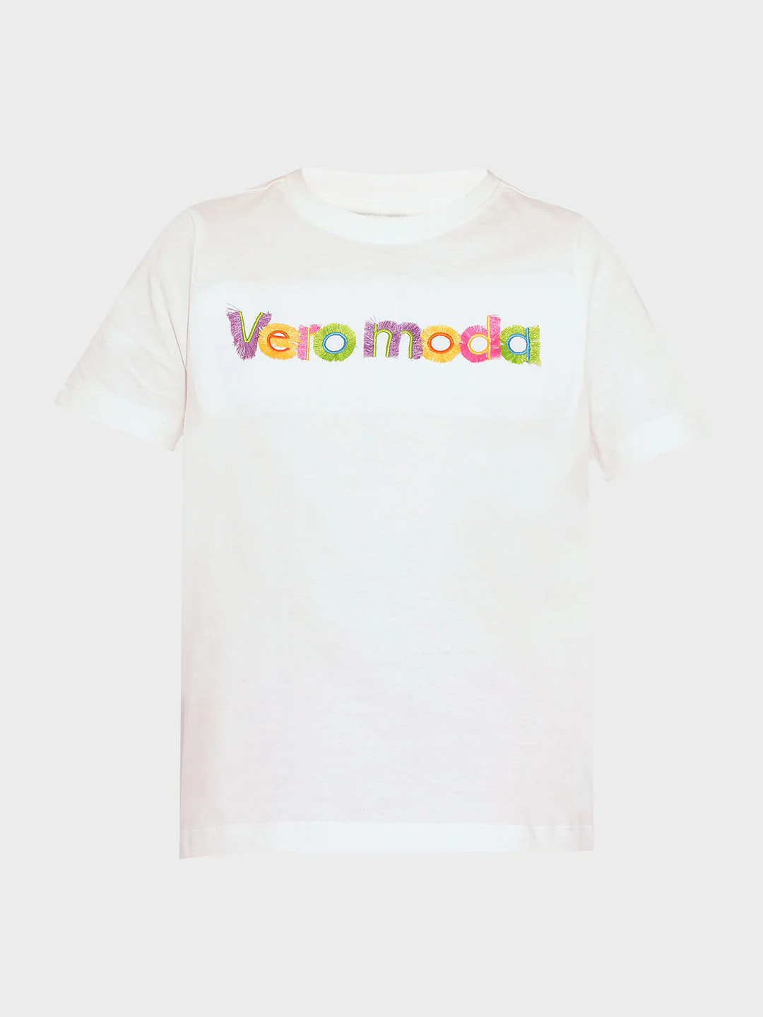 Girls White Logo Print T-Shirt - Image 6