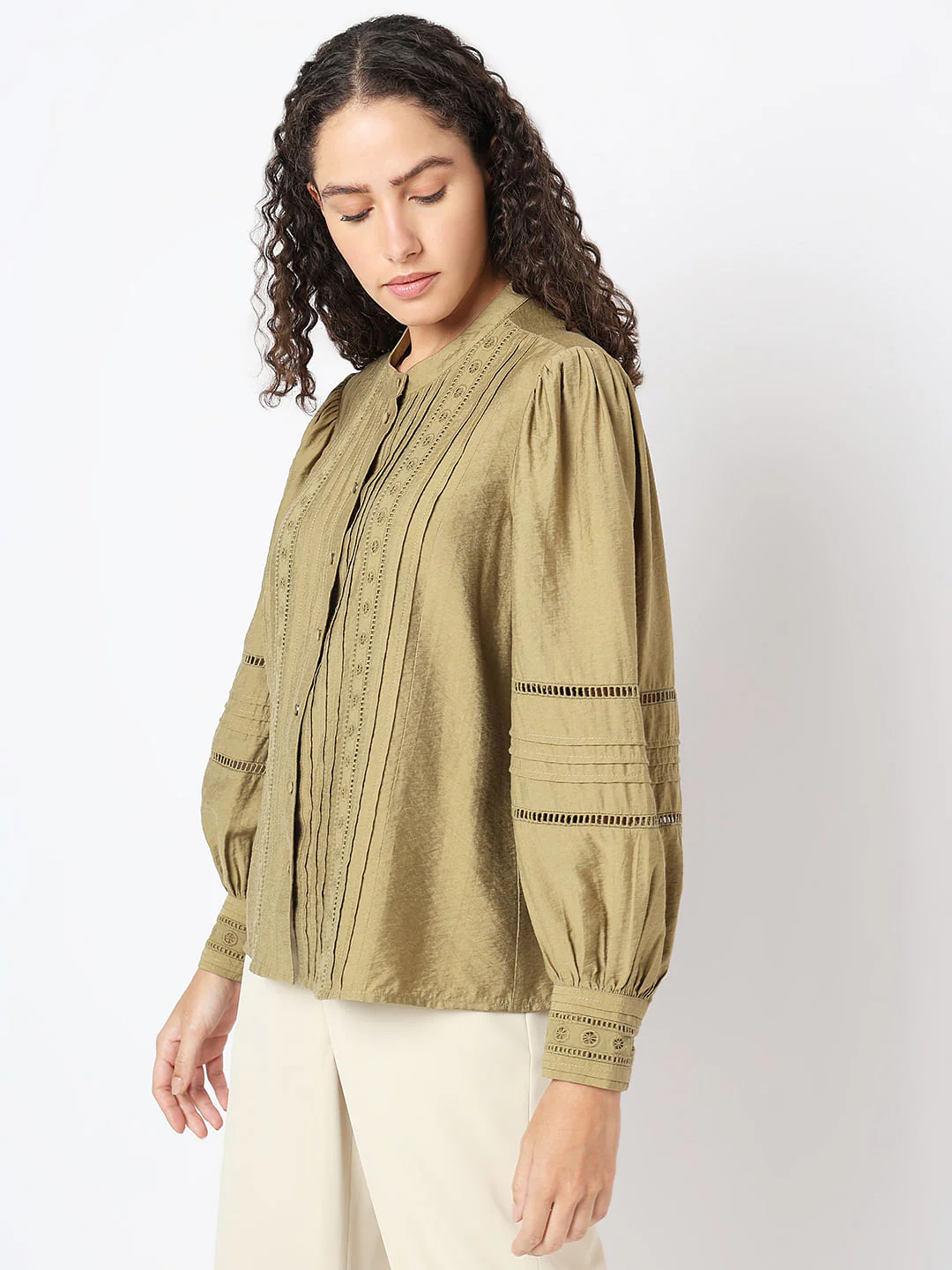 Olive Green Top - Image 3