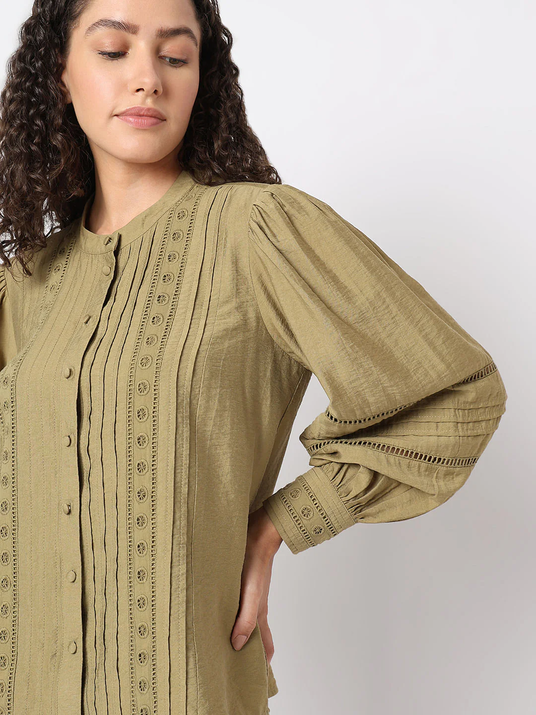 Olive Green Top - Image 6