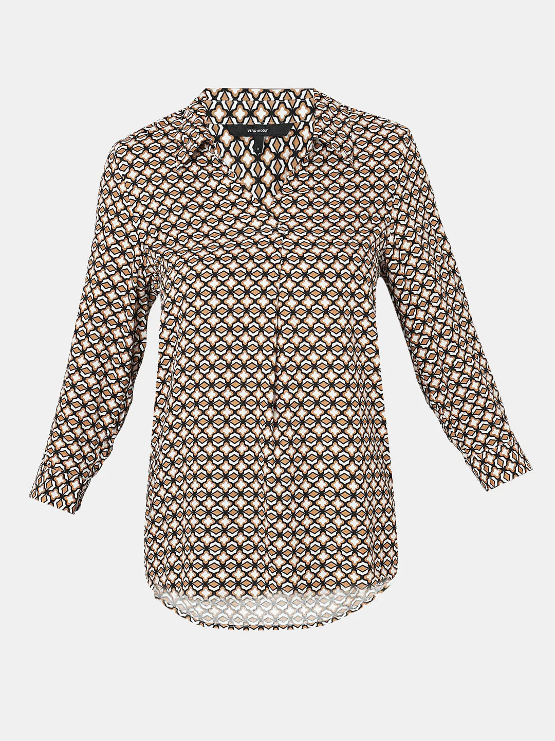 Beige Printed Top - Image 7