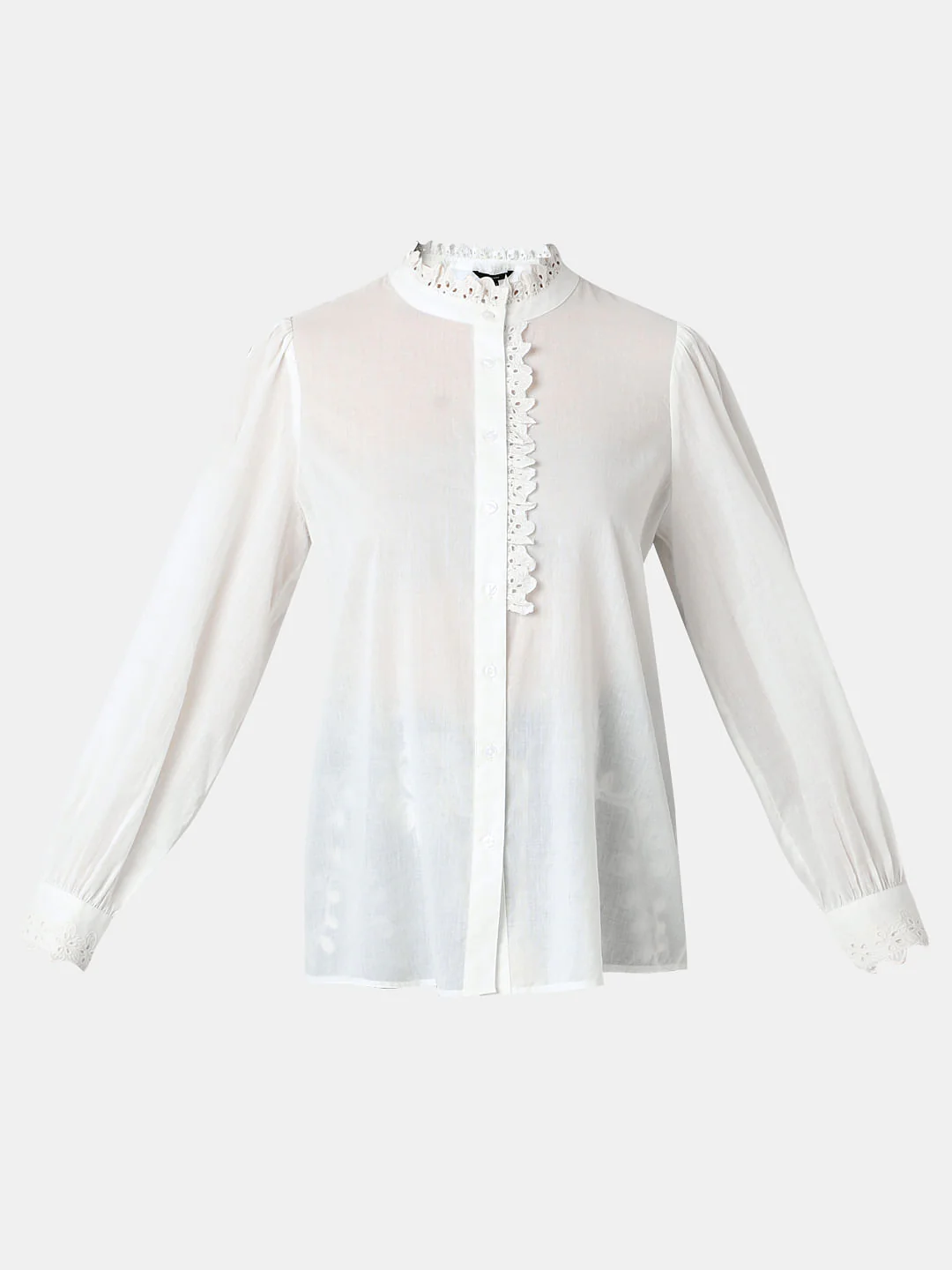 White Full Sleeves Top - Image 7