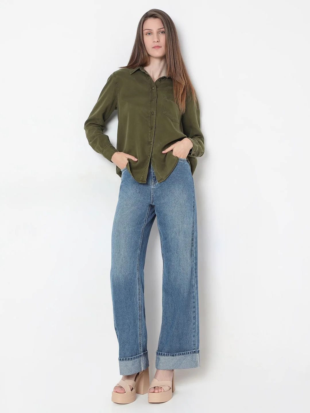 Green Long Sleeves Shirt - Image 5