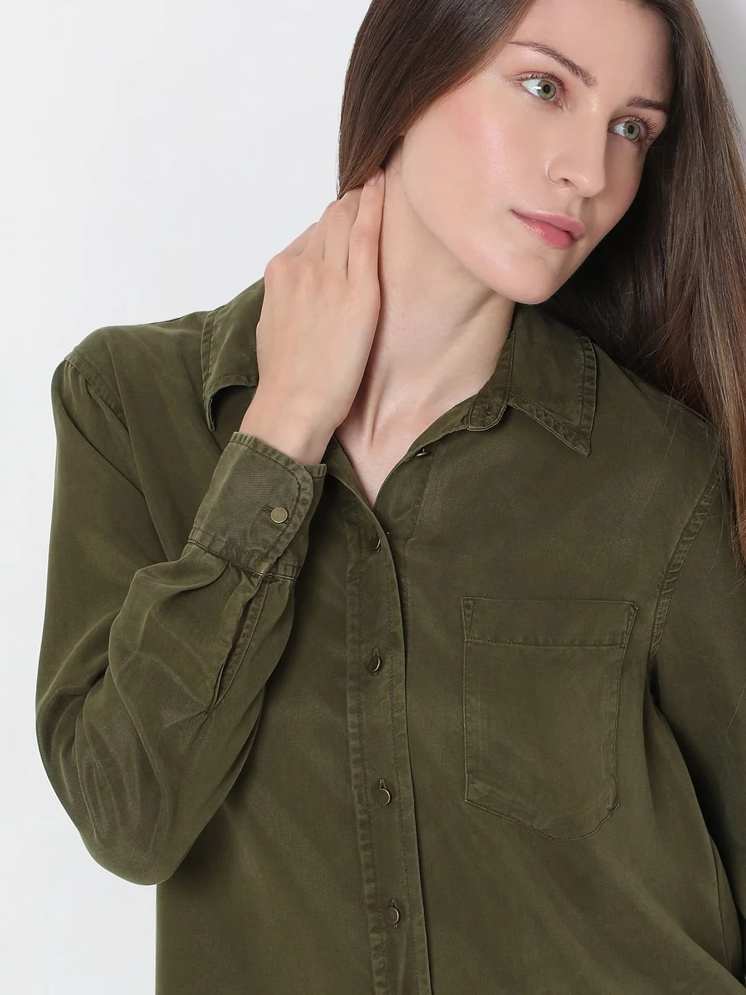 Green Long Sleeves Shirt - Image 6