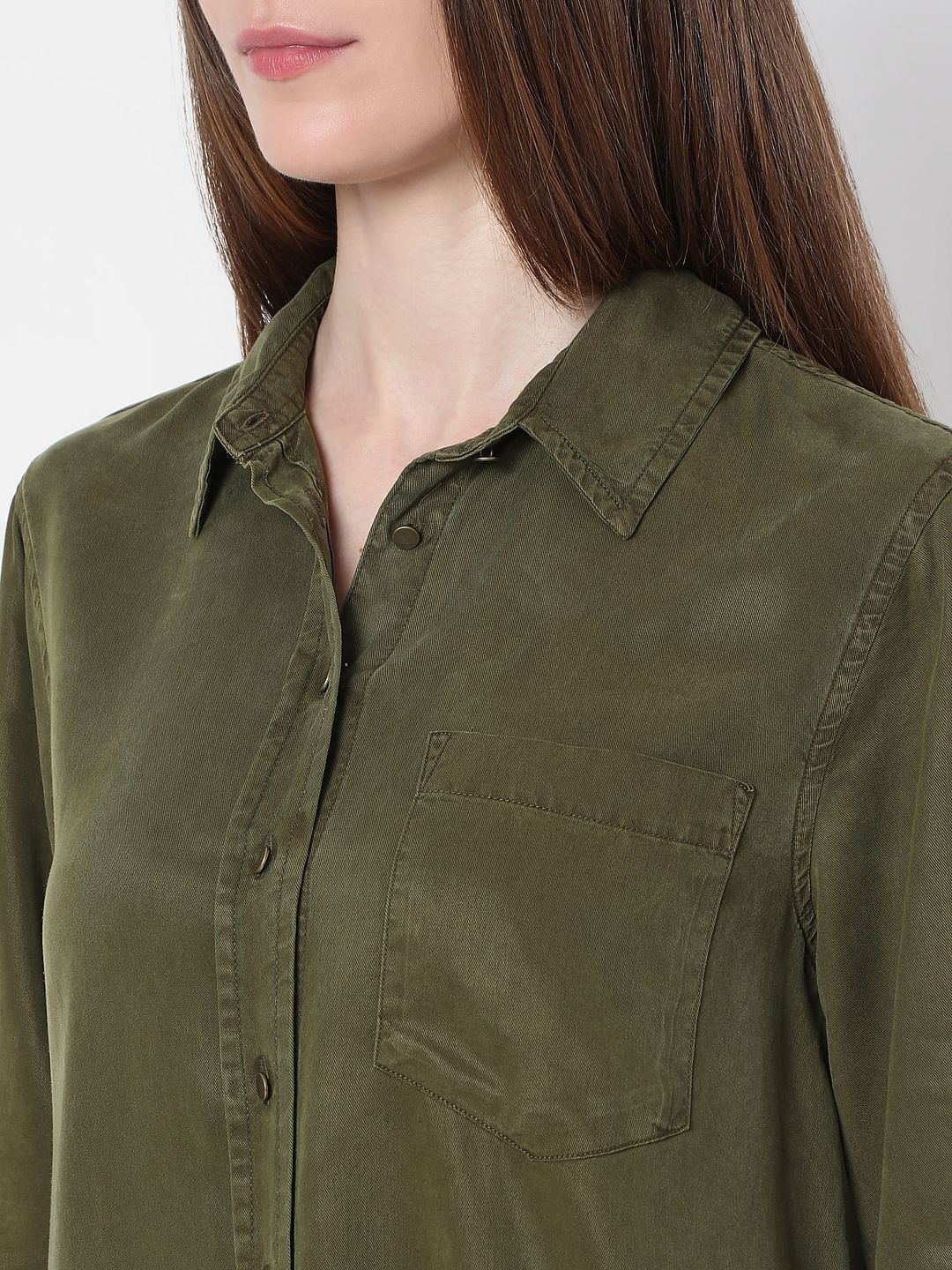 Green Long Sleeves Shirt - Image 8