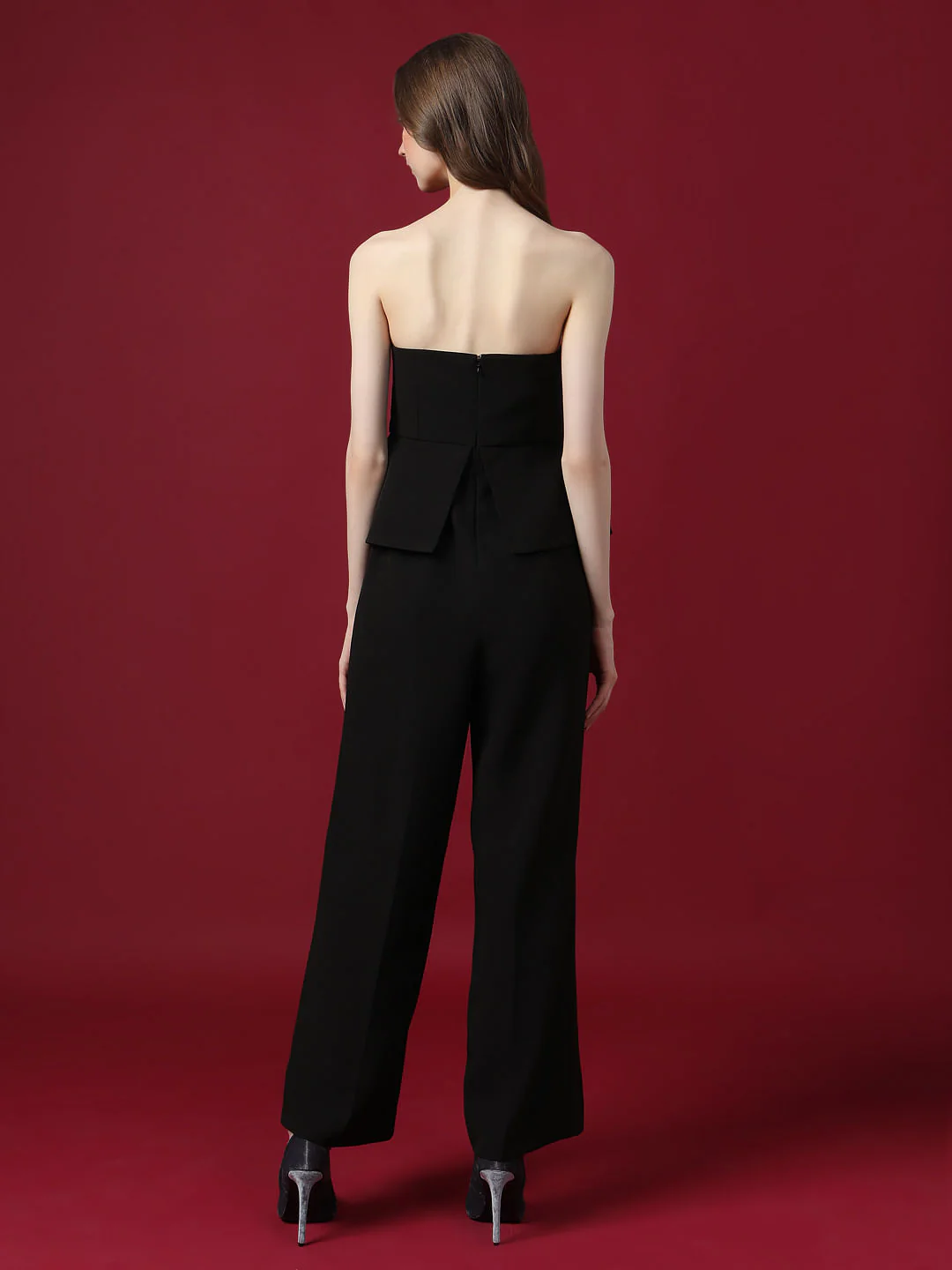 Marquee Black Off-Shoulder Jumpsuit - Image 4