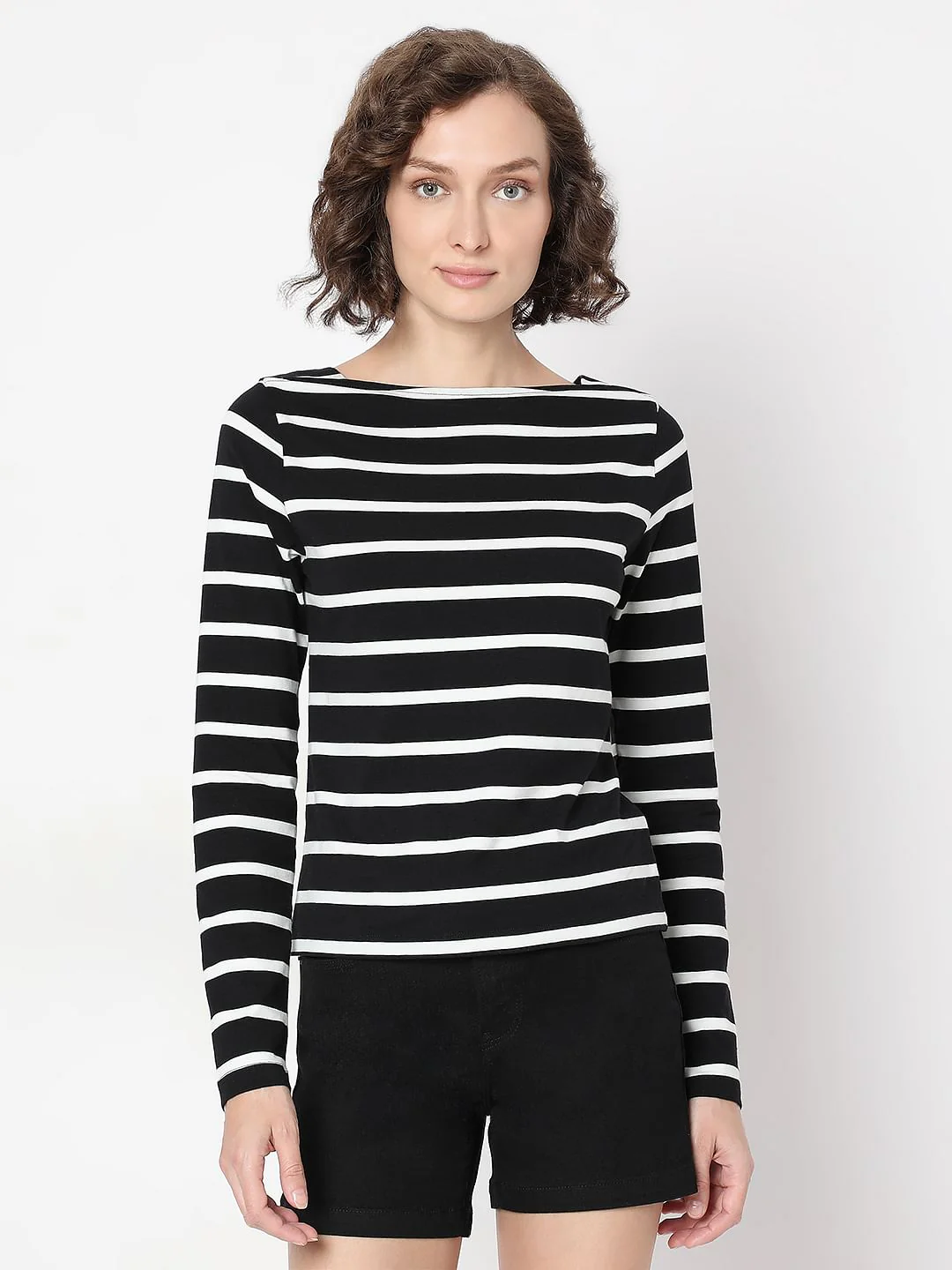 Black Striped Top - Image 2
