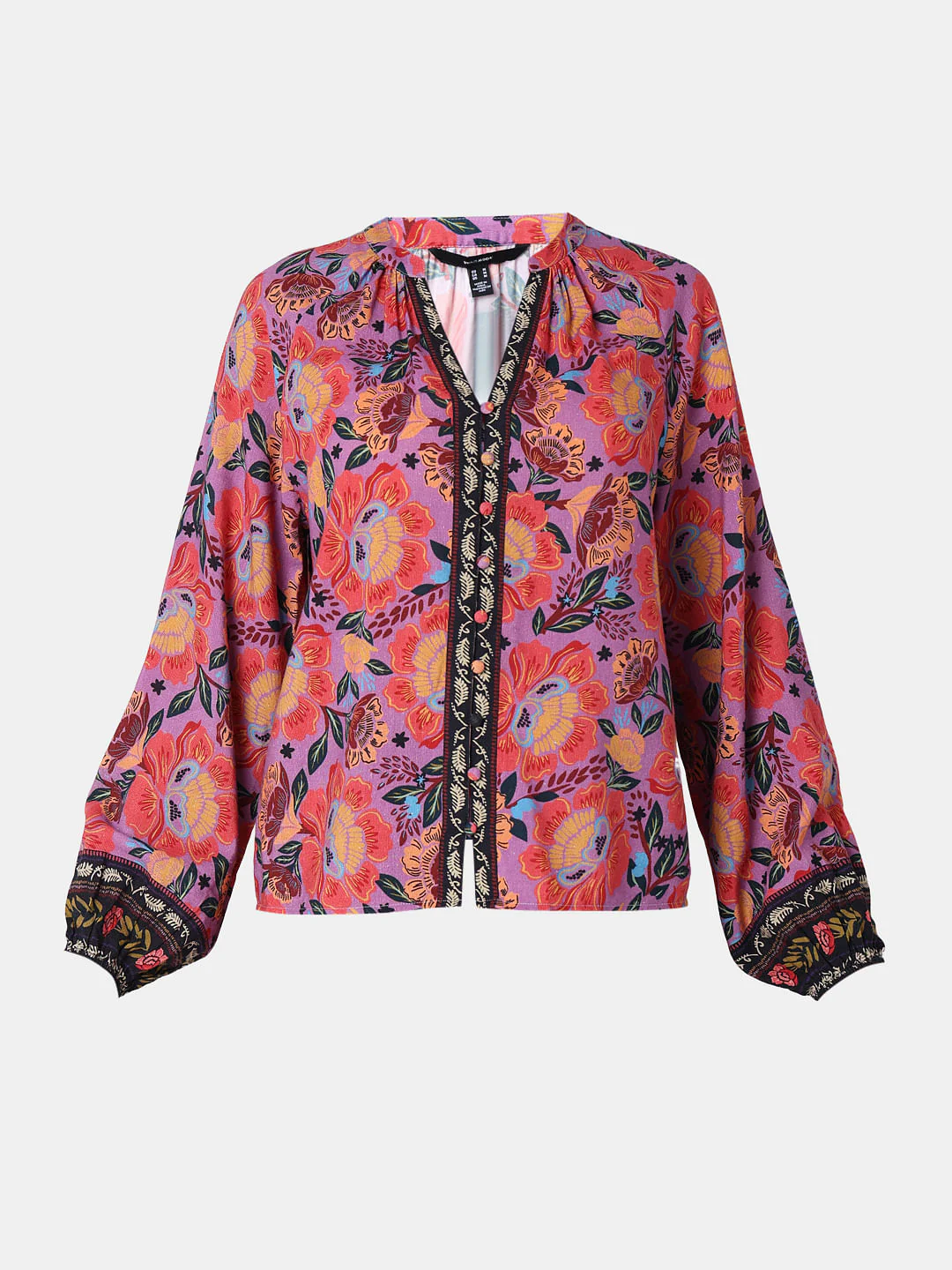 Multi-Colour Printed Co-Ord Set Shirt - Image 7