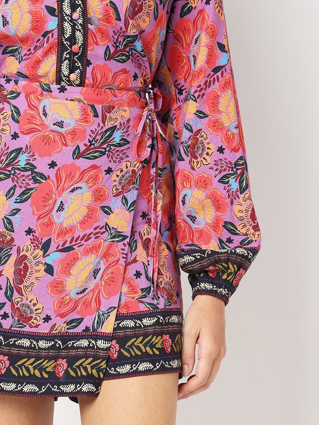 Multi-Colour Printed Co-Ord Set Shorts - Image 6