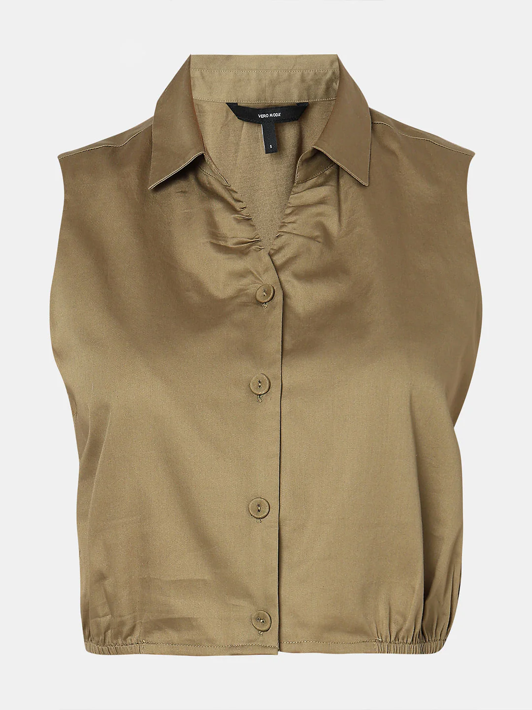 Green Sleeveless Co-Ord Set Shirt - Image 7