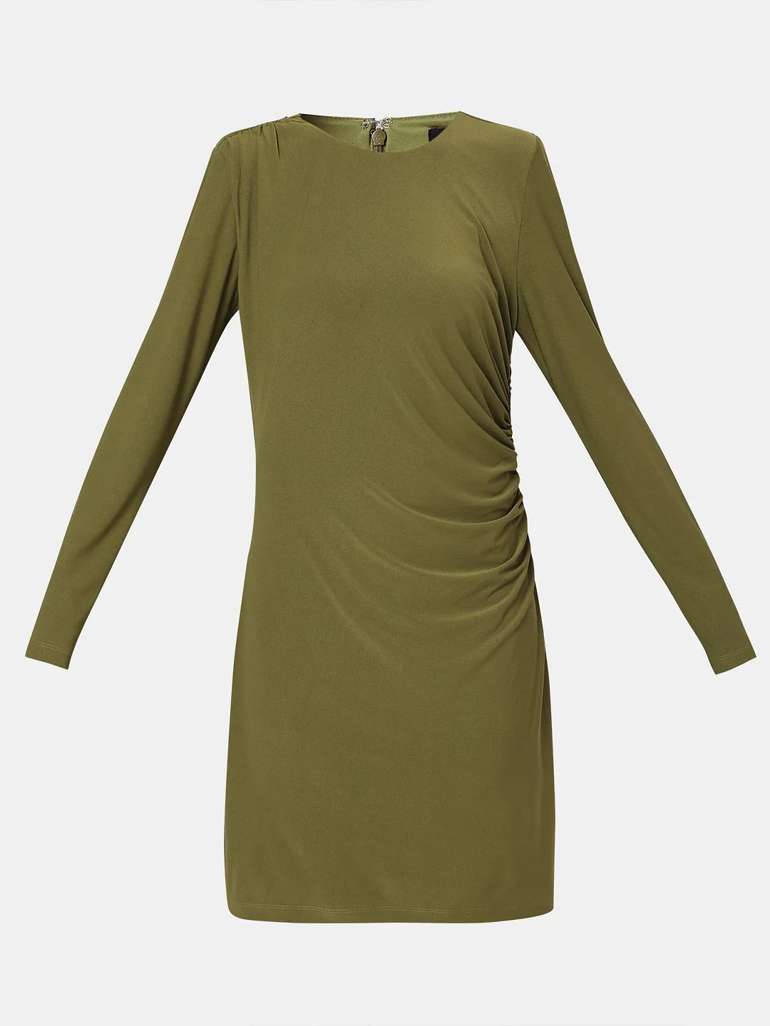 Olive Full Sleeves Mini Dress - Image 7