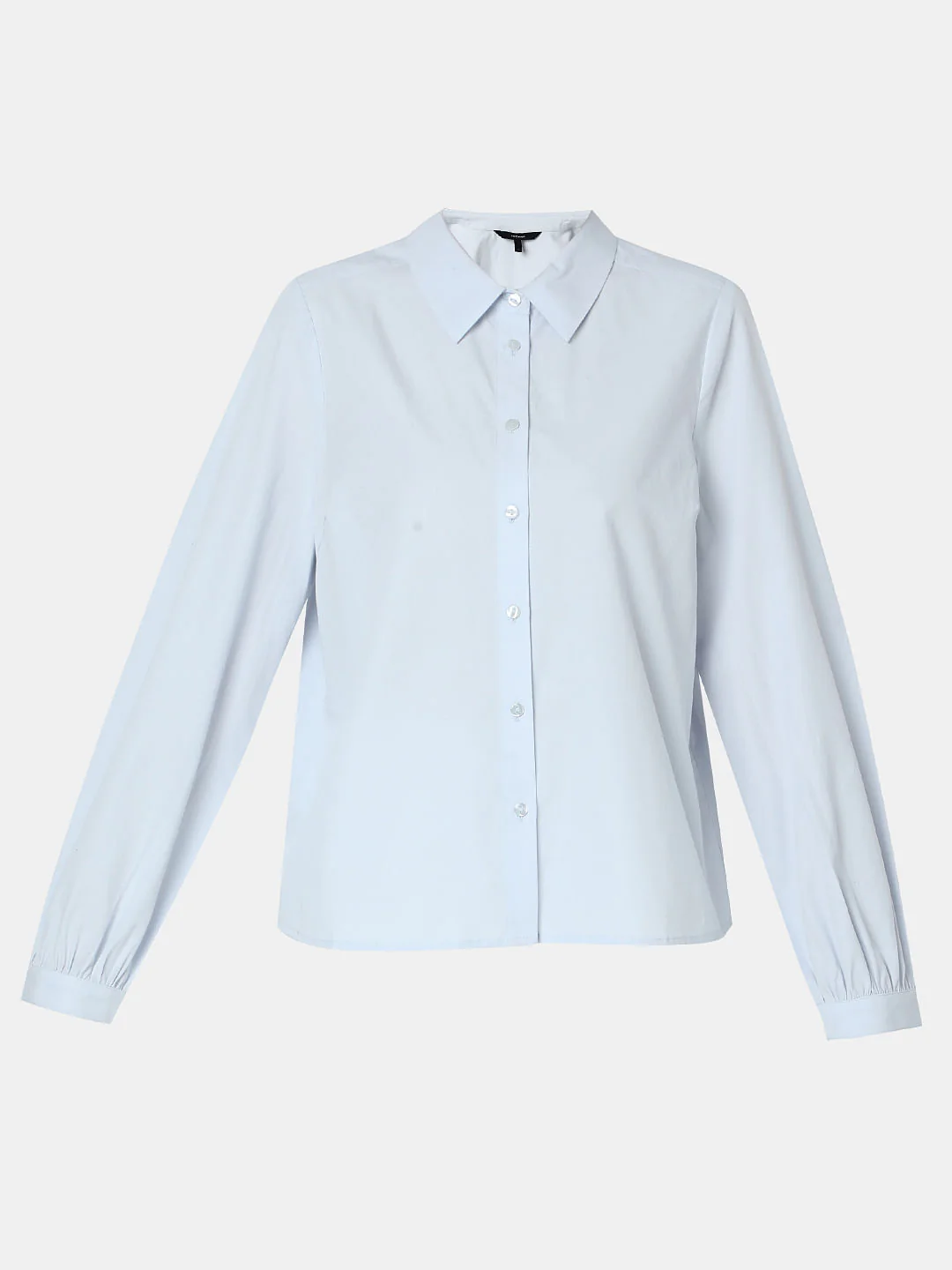 Sky Blue Cotton Shirt - Image 6