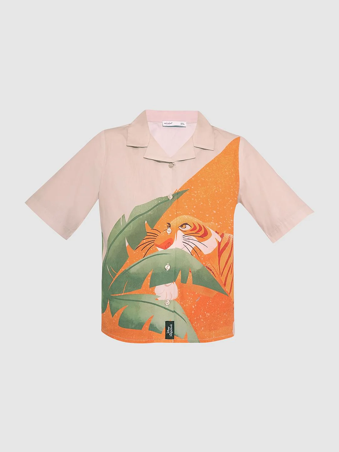 X Jungle Book Beige Printed Short Sleeves Shirt - Image 6