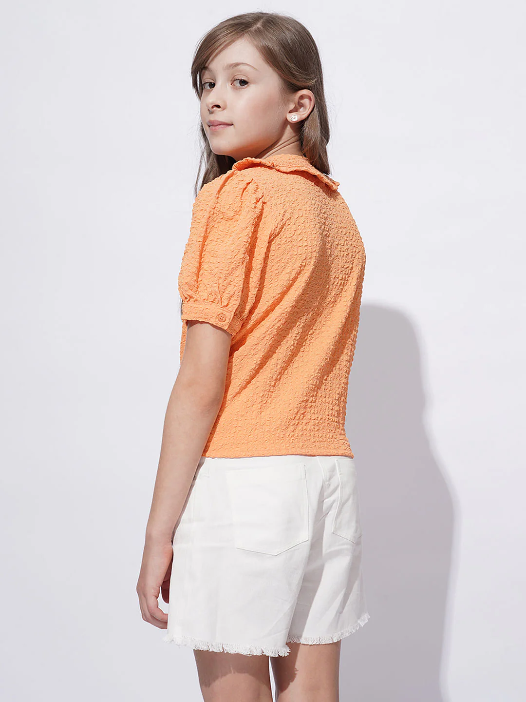 Girls Peach Shirt - Image 3