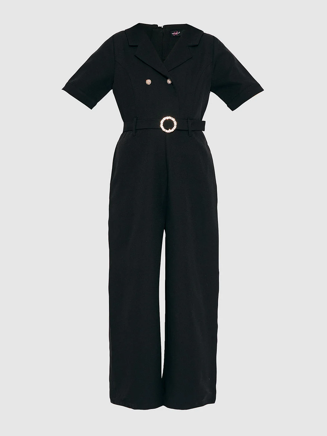 Girls Black Jumpsuit - Image 6