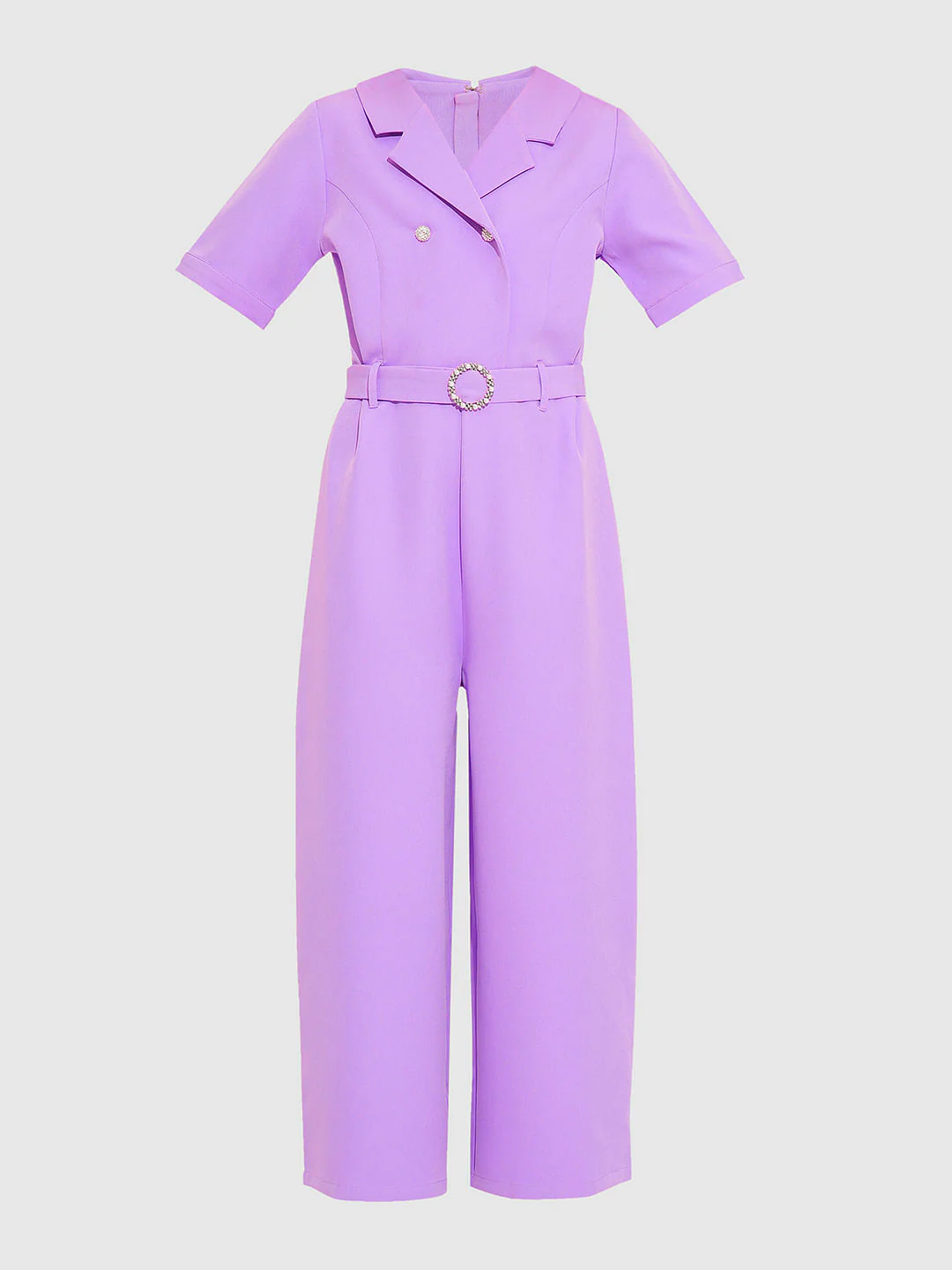 Girls Purple Jumpsuit - Image 6