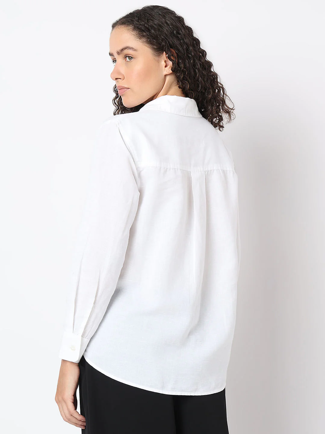 White Full Sleeves Shirt - Image 4