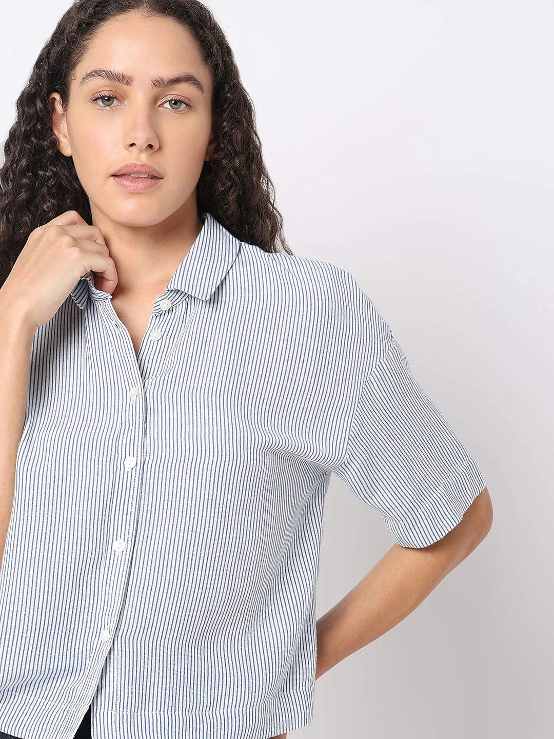 Blue Striped Shirt - Image 6
