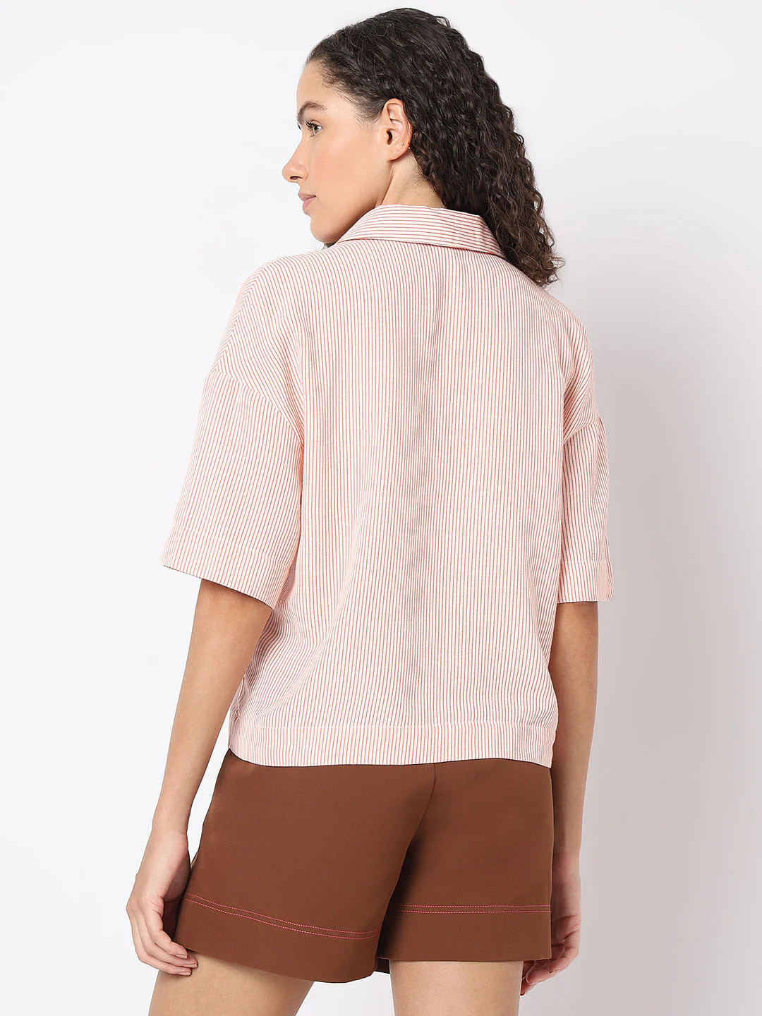 Orange Striped Shirt - Image 4