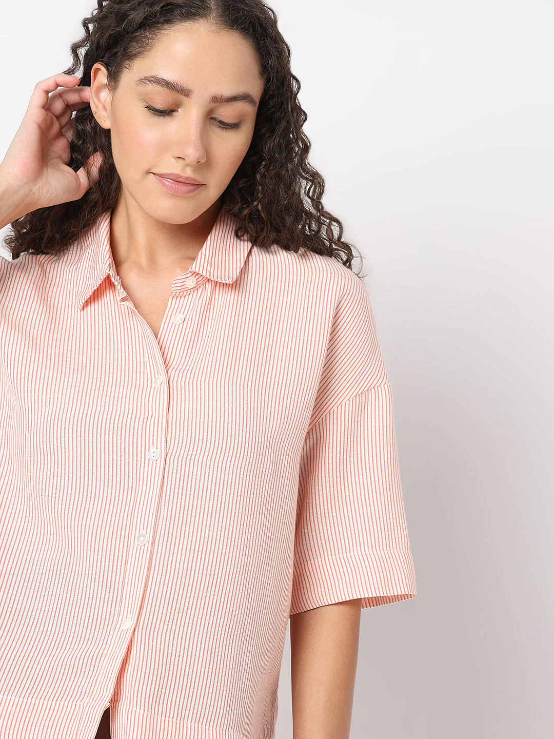 Orange Striped Shirt - Image 6