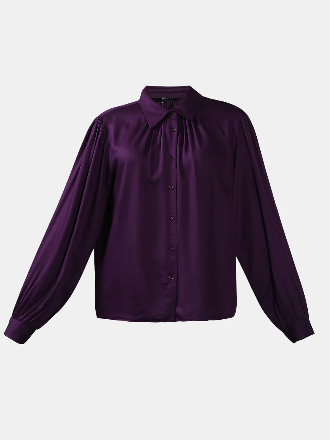Dark Purple Full Sleeves Shirt - Image 7