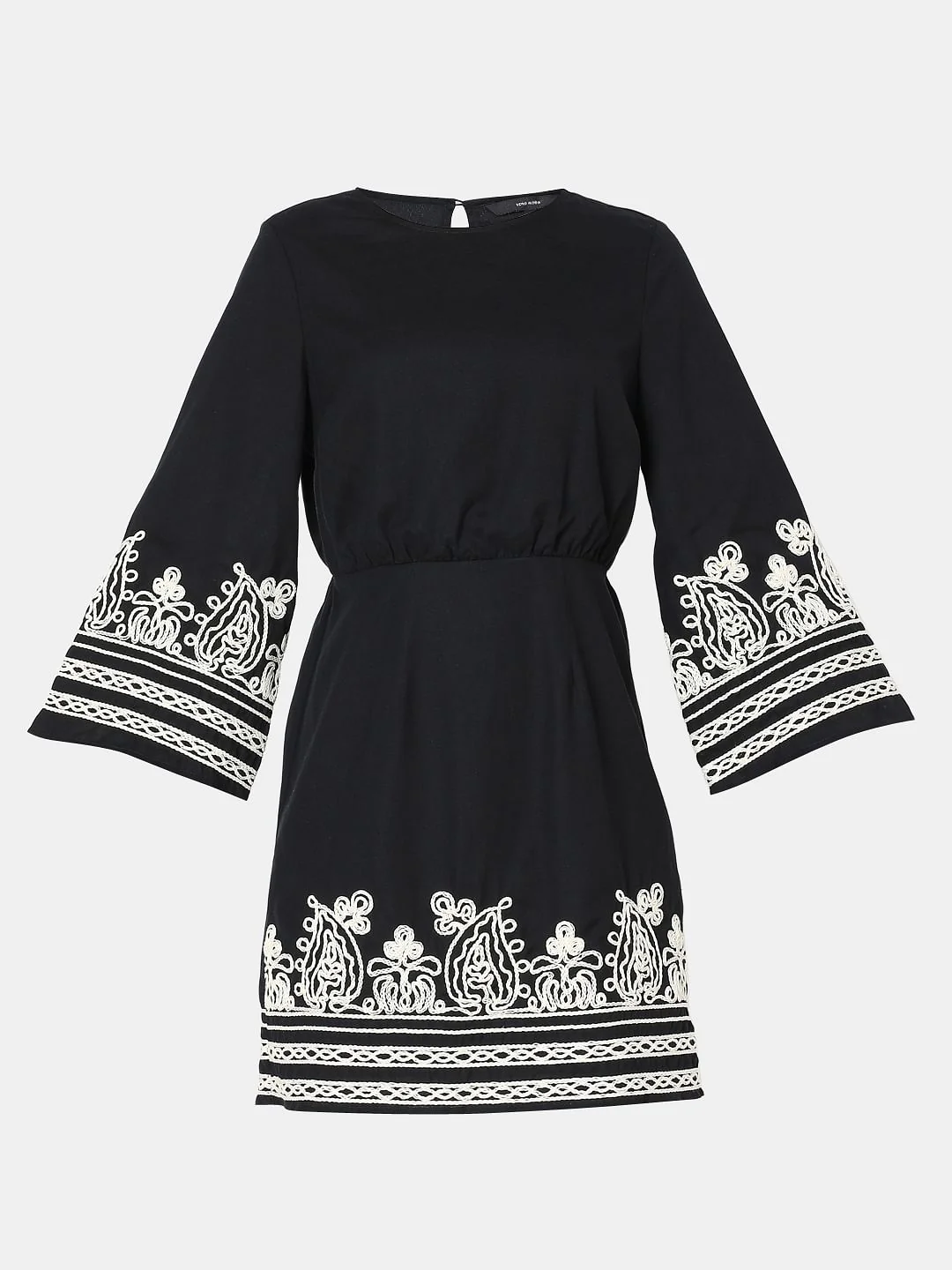 Black Bell Sleeves Dress - Image 7