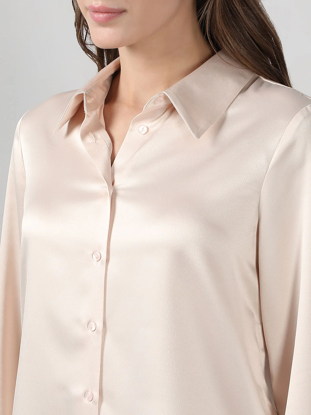 Light Beige Full Sleeves Shirt - Image 8