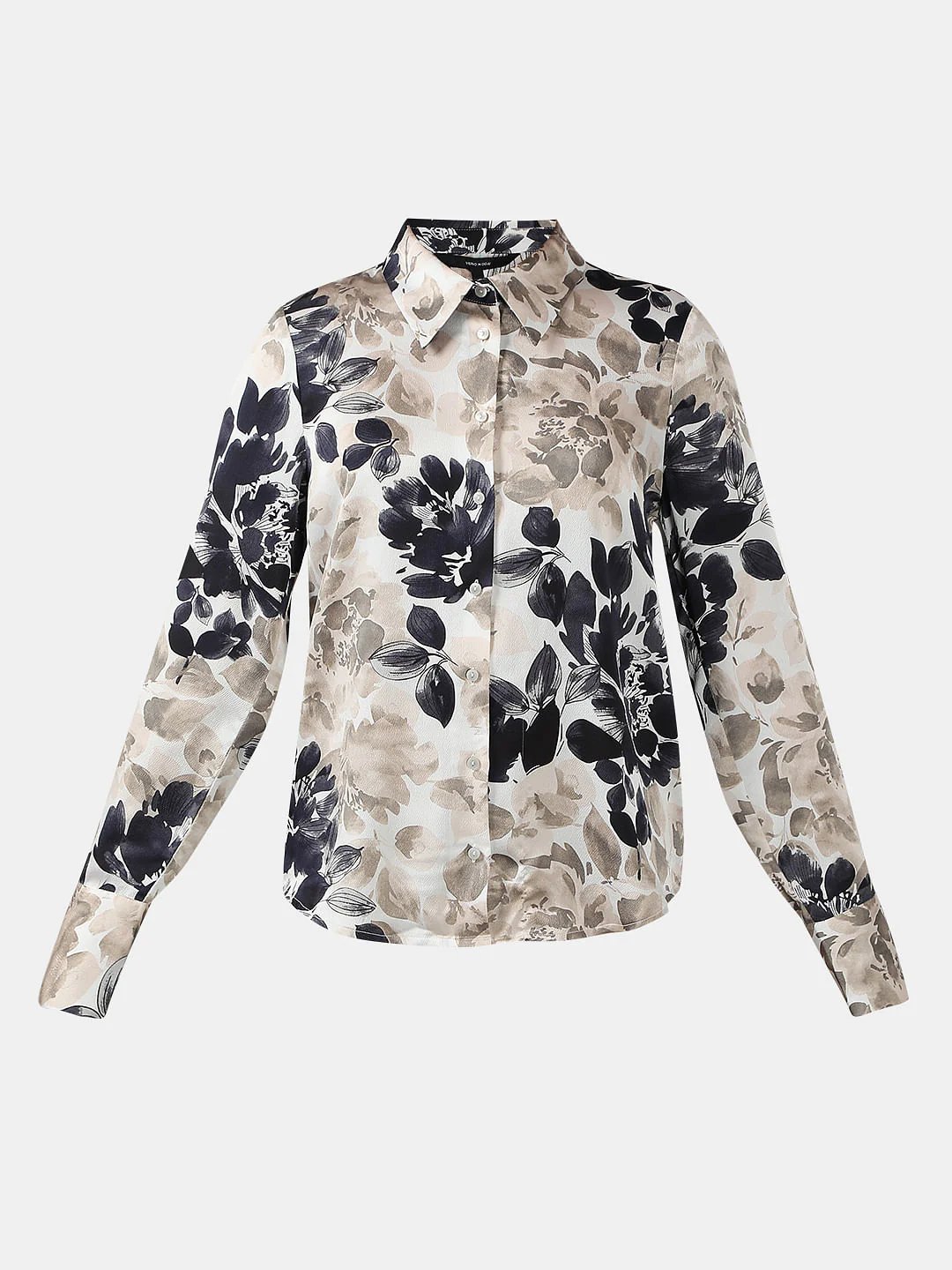 Beige Floral Shirt - Image 7