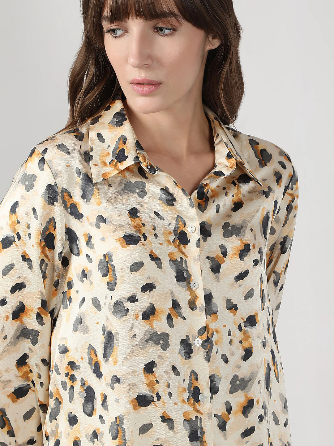 White Animal Print Shirt - Image 6