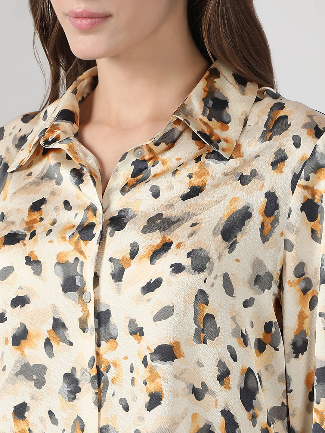 White Animal Print Shirt - Image 8