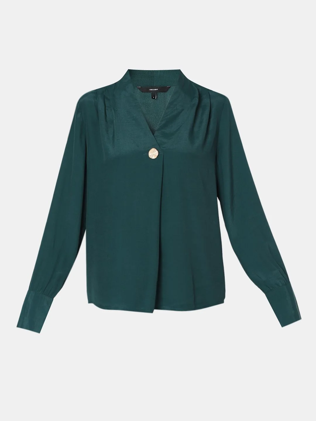Dark Green Full Sleeves Top - Image 7