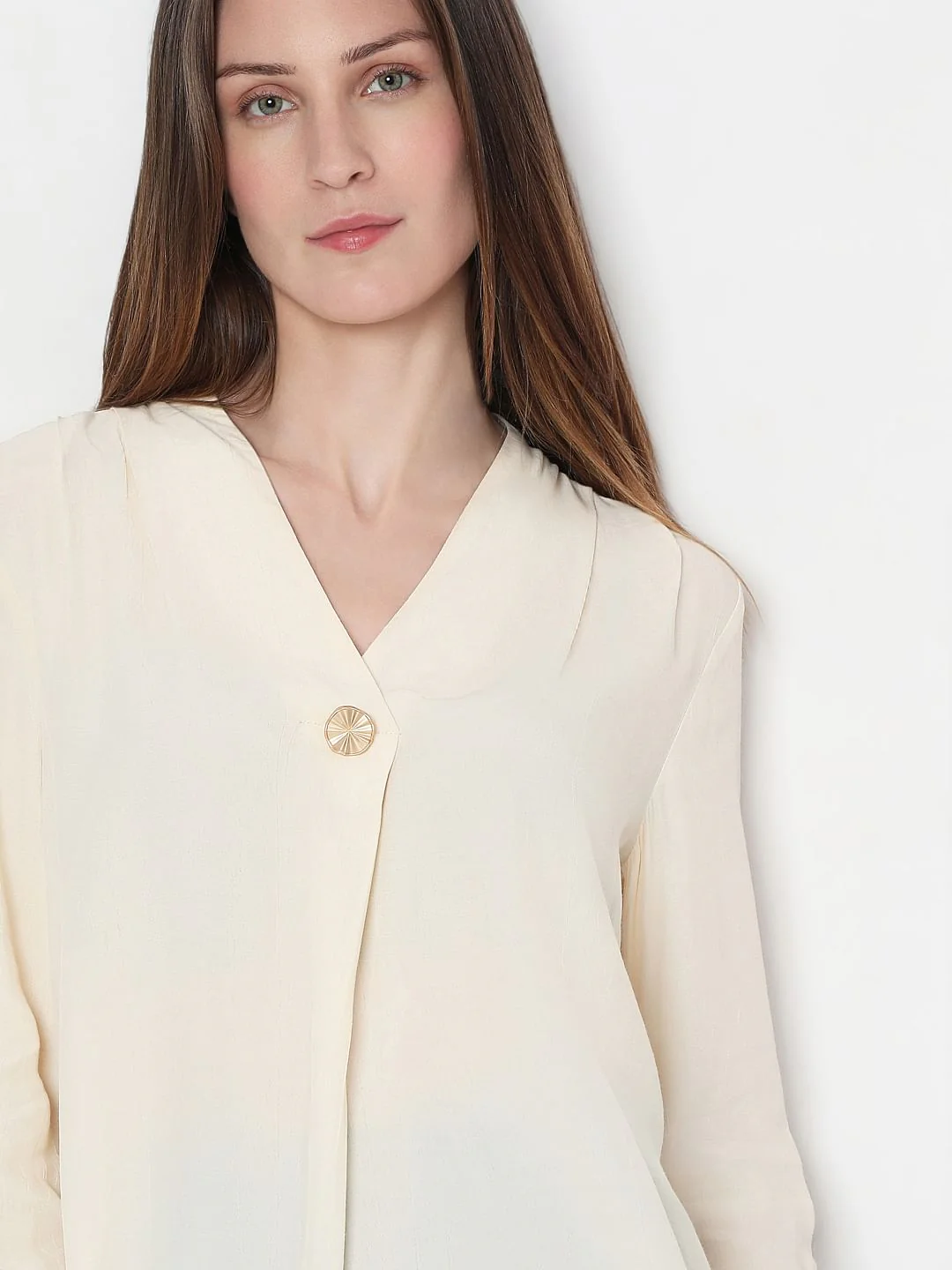 Beige Full Sleeves Top - Image 6