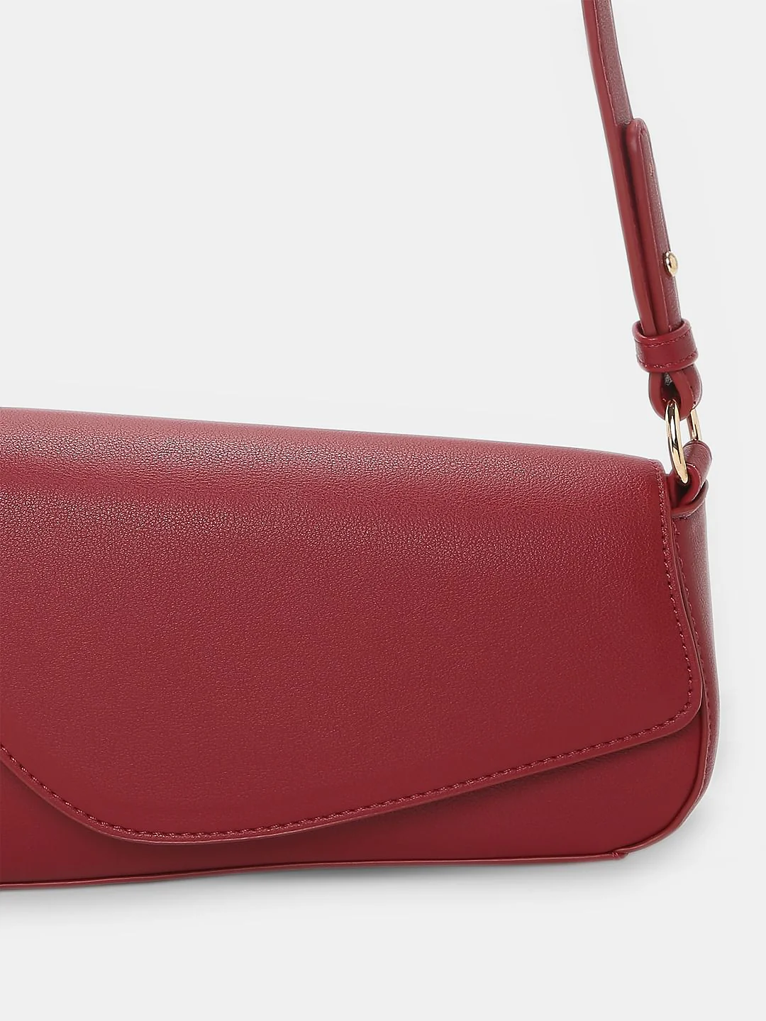 Red Asymmetric Sling Bag - Image 3