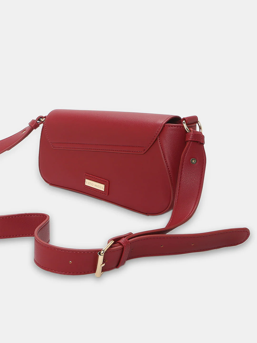 Red Asymmetric Sling Bag - Image 5